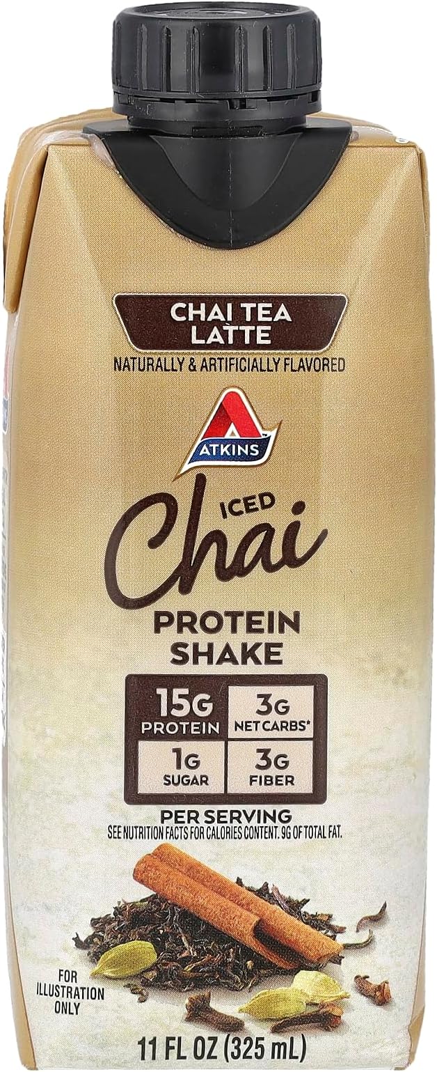 Protein Shake, 30g Protein, 7g Fiber, 1g Net Carb, 1g Sugar, Keto Friendly, Low Carb, High Protein Drink, 12 Count