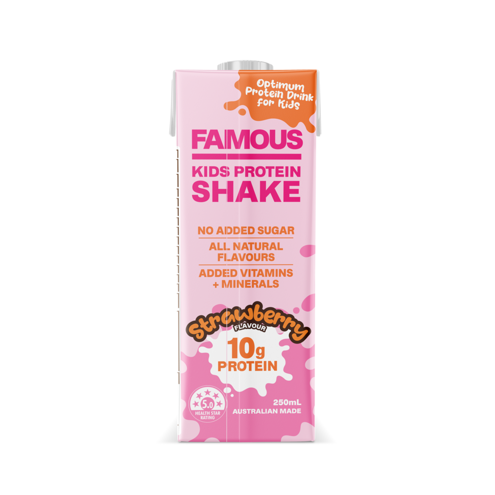 Kid's Strawberry Protein Shake - 12 x 250ml Packs