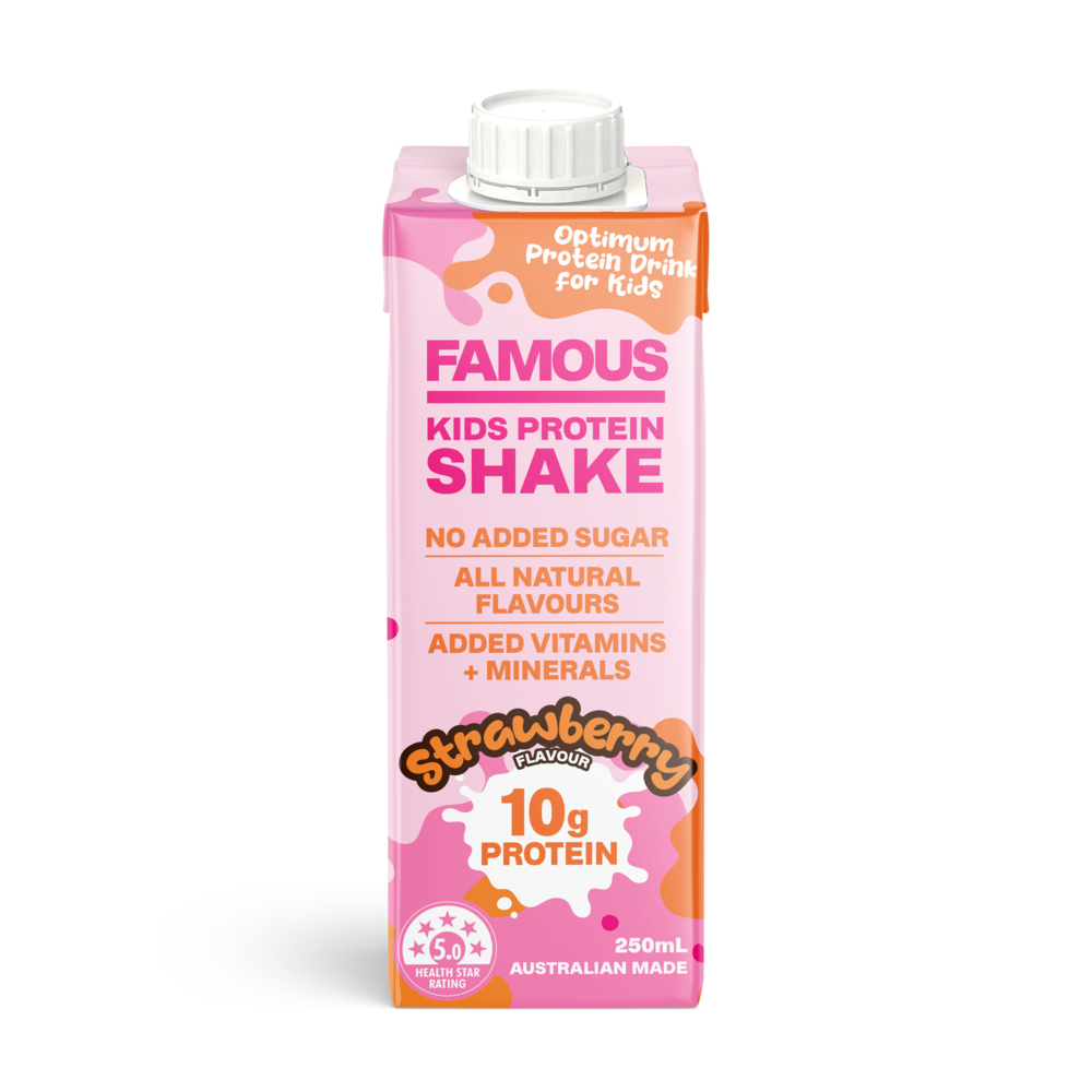 Kid's Strawberry Protein Shake - 12 x 250ml Packs